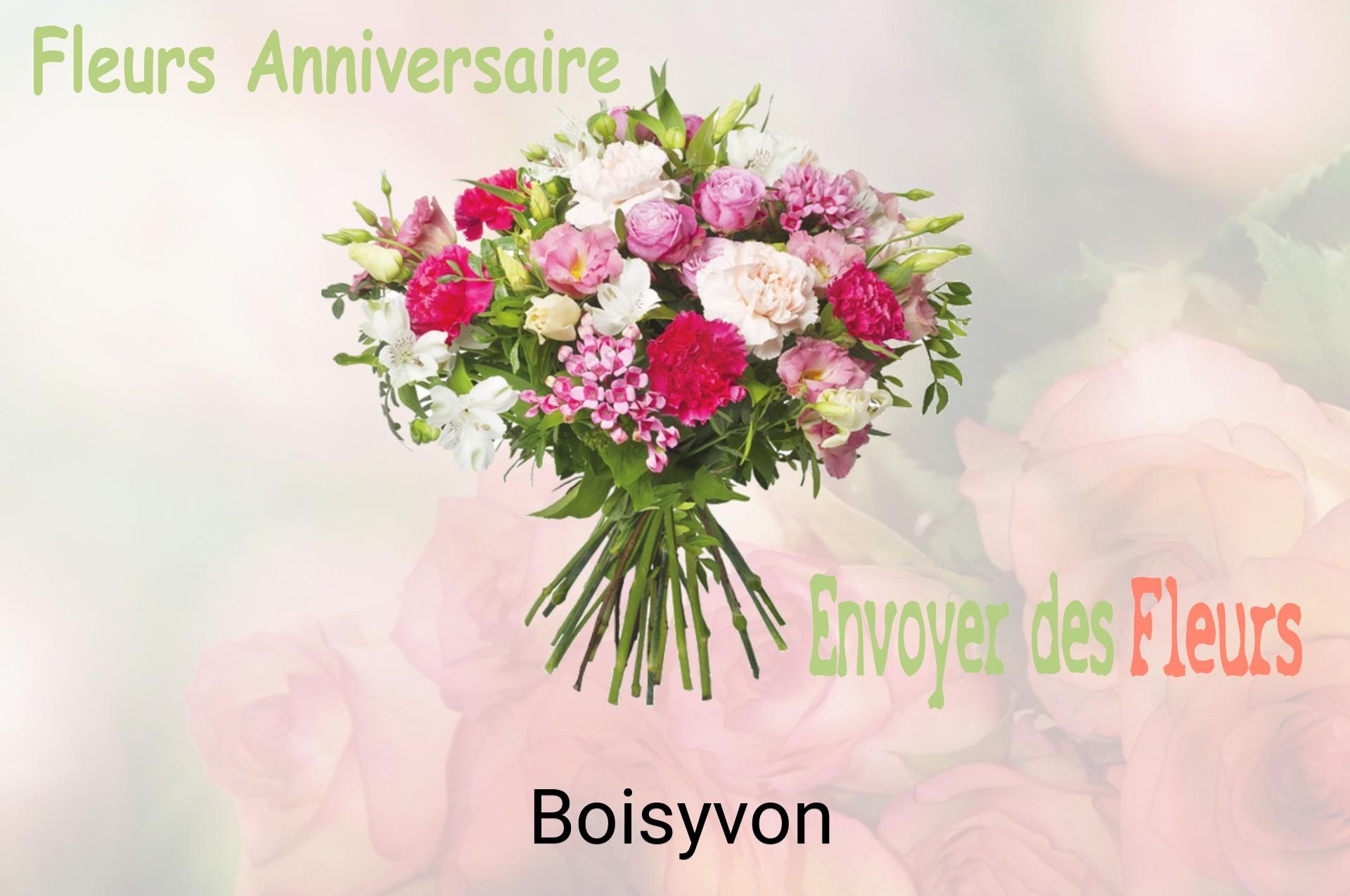 Bouquet de fleurs d’anniversaire livré à Boisyvon