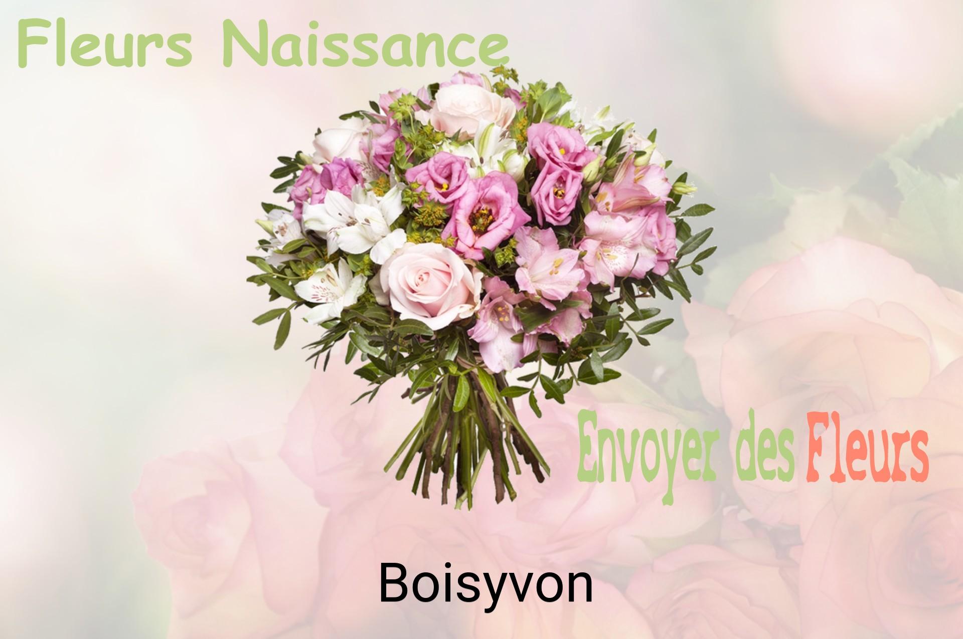 Bouquet de fleurs de naissance livré à Boisyvon